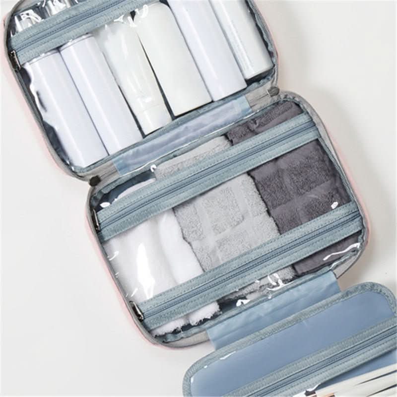 Siopsrl| Compact Travel Cosmetic Organizer with 4 Compartments