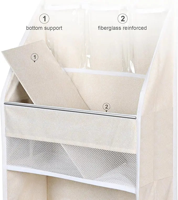 Siopsrl| Door Hanging Organizer with Mesh Compartments – 5-Tier Storage System