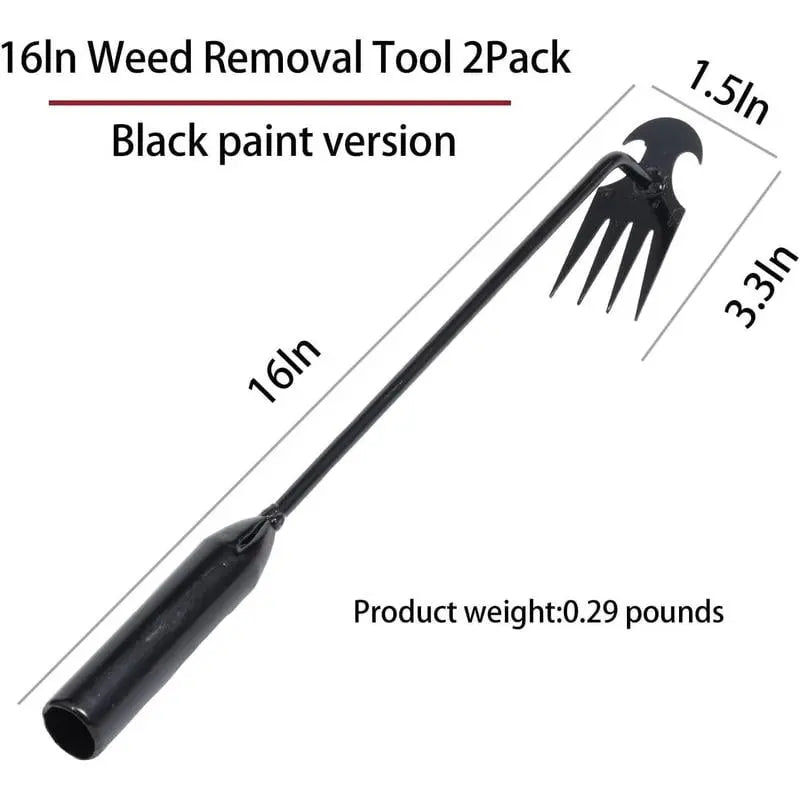 Siopsrl| Weed removal tool with 4 prongs – Garden hoe tool