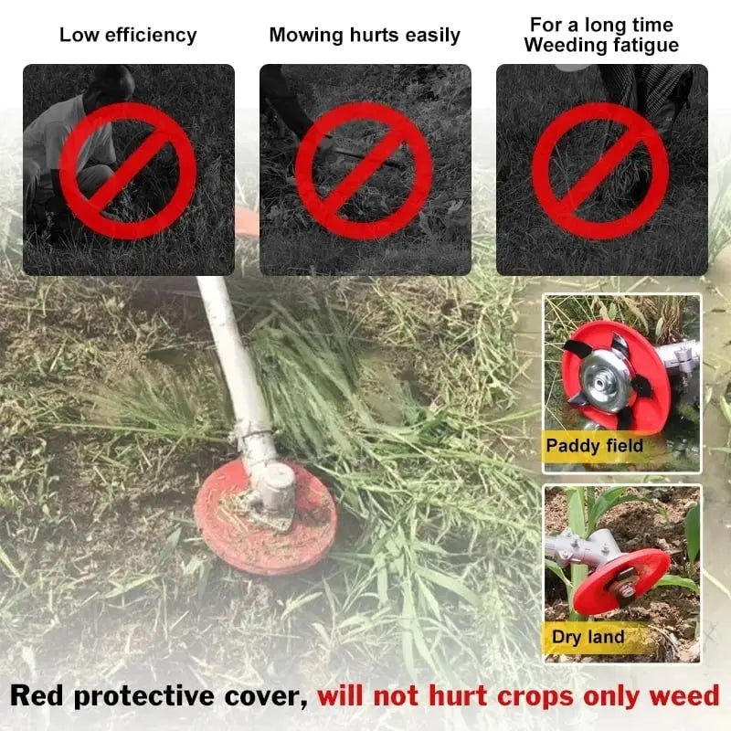 Siopsrl| Weed Disc made of Manganese Steel – Efficient Weed Control for Garden and Lawn