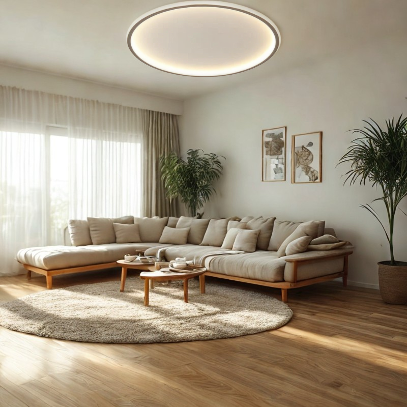 Siopsrl| GLOWLITH – Scandinavian LED Ceiling Lamp for Modern, Glare-Free Lighting
