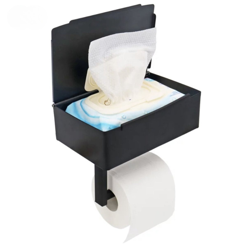 Siopsrl| Modern Toilet Paper Holder Made of Stainless Steel for Strong Wall Mounting