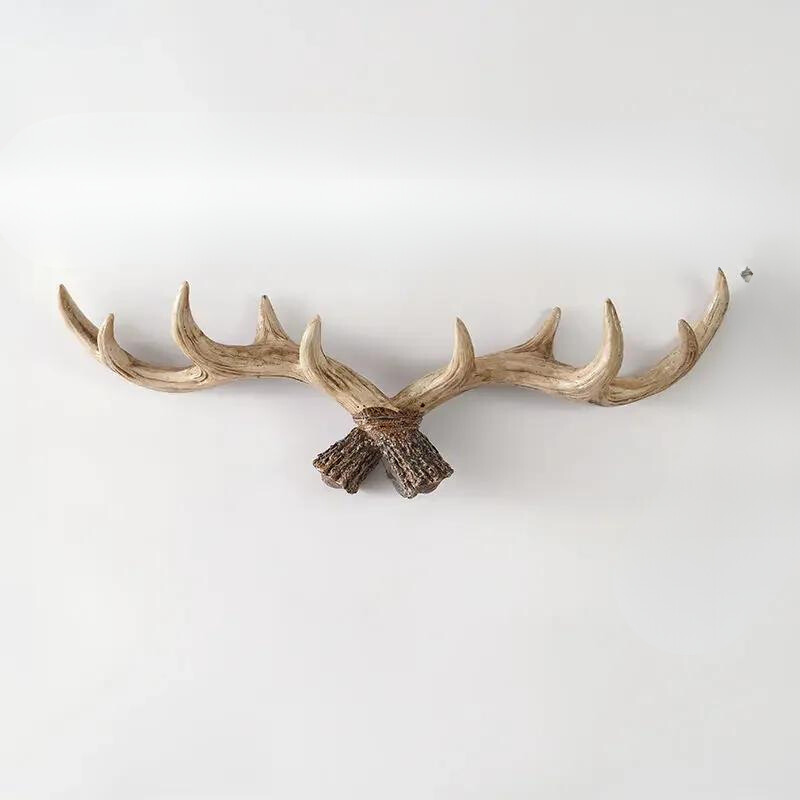 Siopsrl| Vintage Antler Wall Hook Rustic Coat Rack