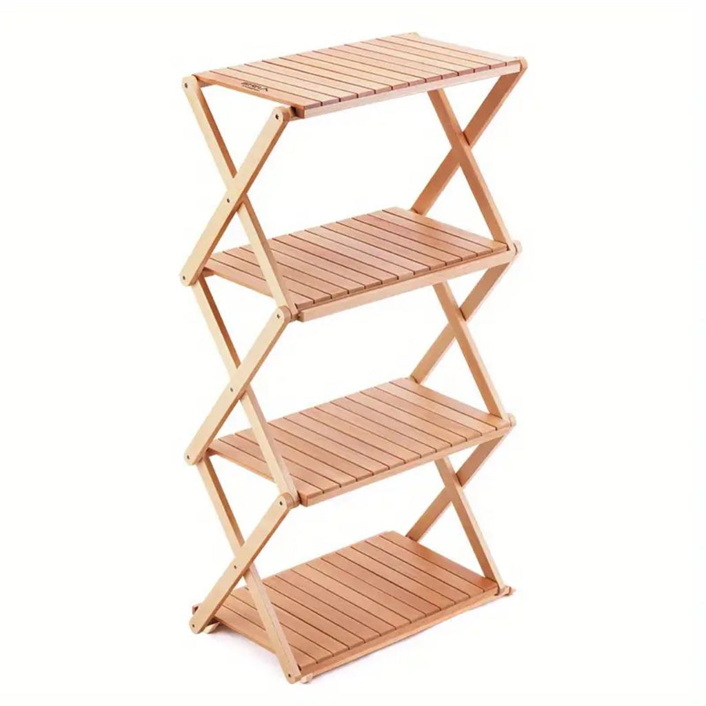 Siopsrl| Wooden foldable stand multiple times Easy to carry and use