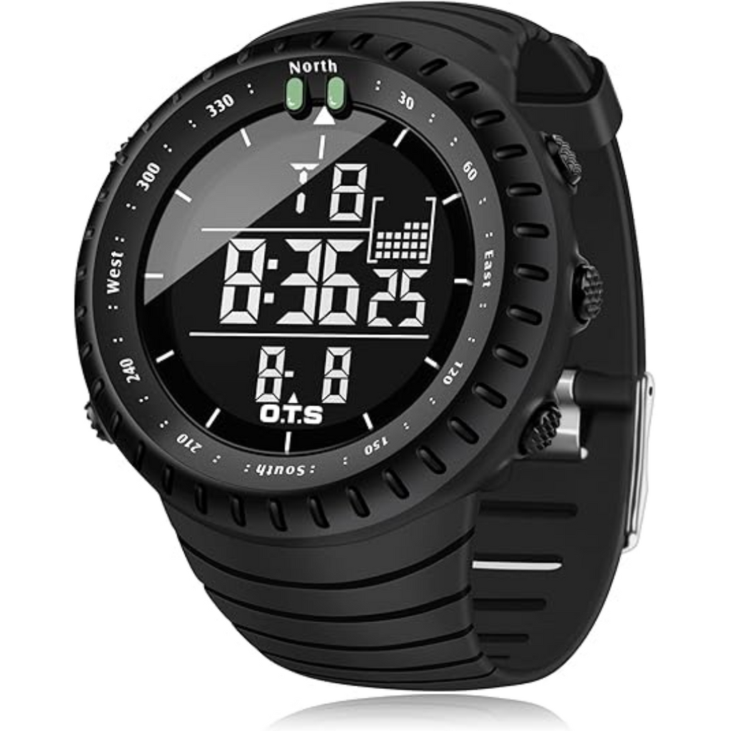 siopsrl | Henry Waterproof Men’s Digital Sports Watch – Shockproof, Tactical & LED Backlit Outdoor Timepiece