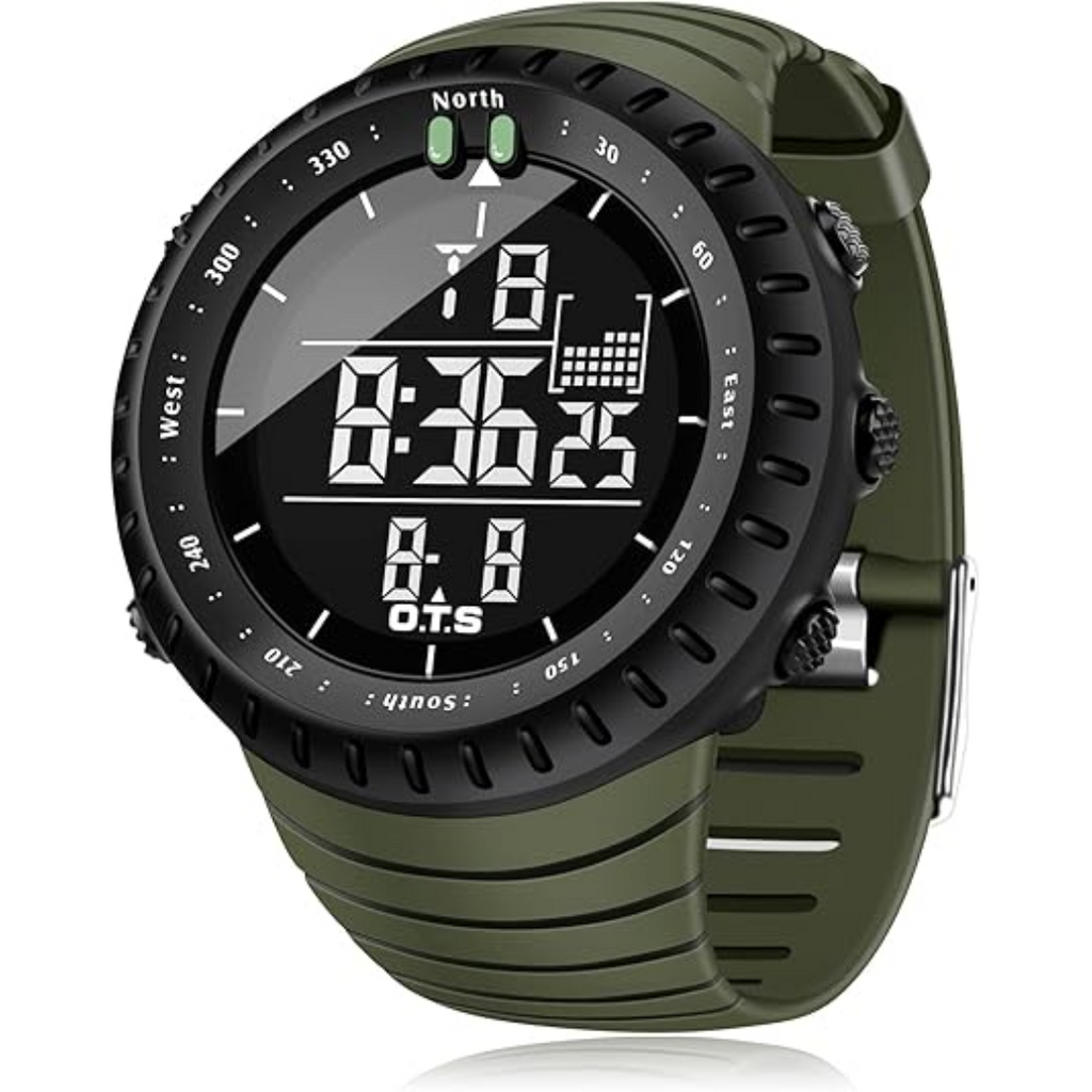 siopsrl | Henry Waterproof Men’s Digital Sports Watch – Shockproof, Tactical & LED Backlit Outdoor Timepiece