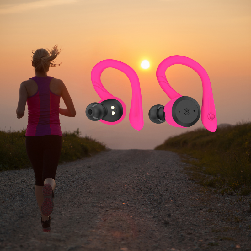 Siopsrl| Vega Waterproof Wireless Sport Earbuds – 20 Hours Playtime | Bluetooth 5.0, IPX7 for Swimming & Fitness