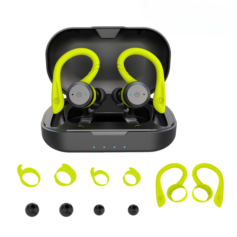 Siopsrl| Vega Waterproof Wireless Sport Earbuds – 20 Hours Playtime | Bluetooth 5.0, IPX7 for Swimming & Fitness