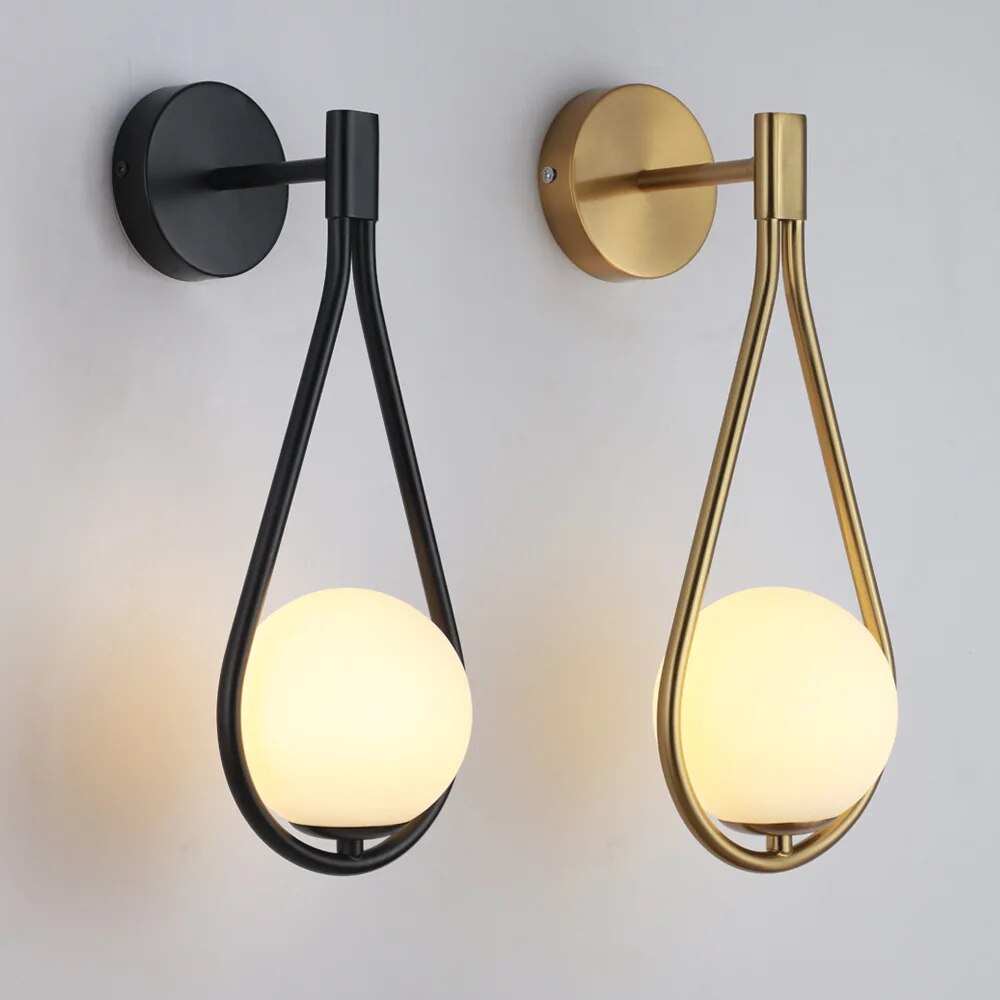 Siopsrl| LED Modern Nordic Wall Light Fixture - Adjustable Sconce for Living Room, Bedroom & Hallway Lighting