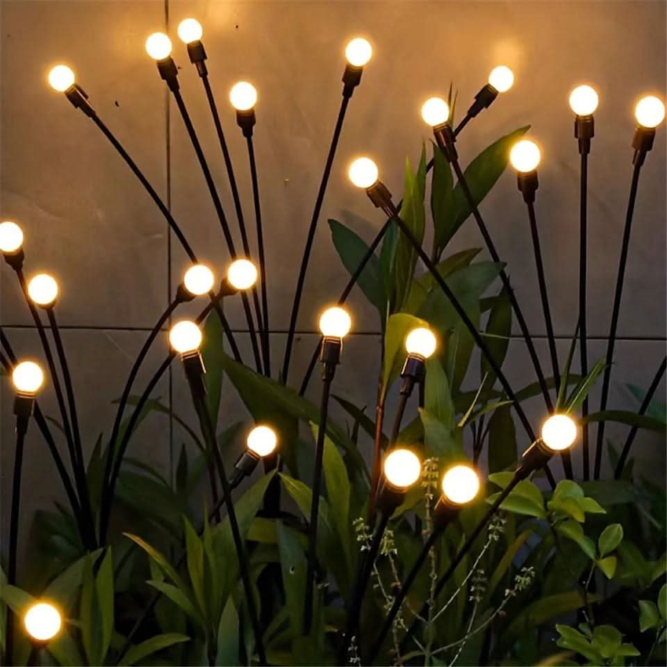 Siopsrl| Solar firefly garden lights for atmospheric evenings