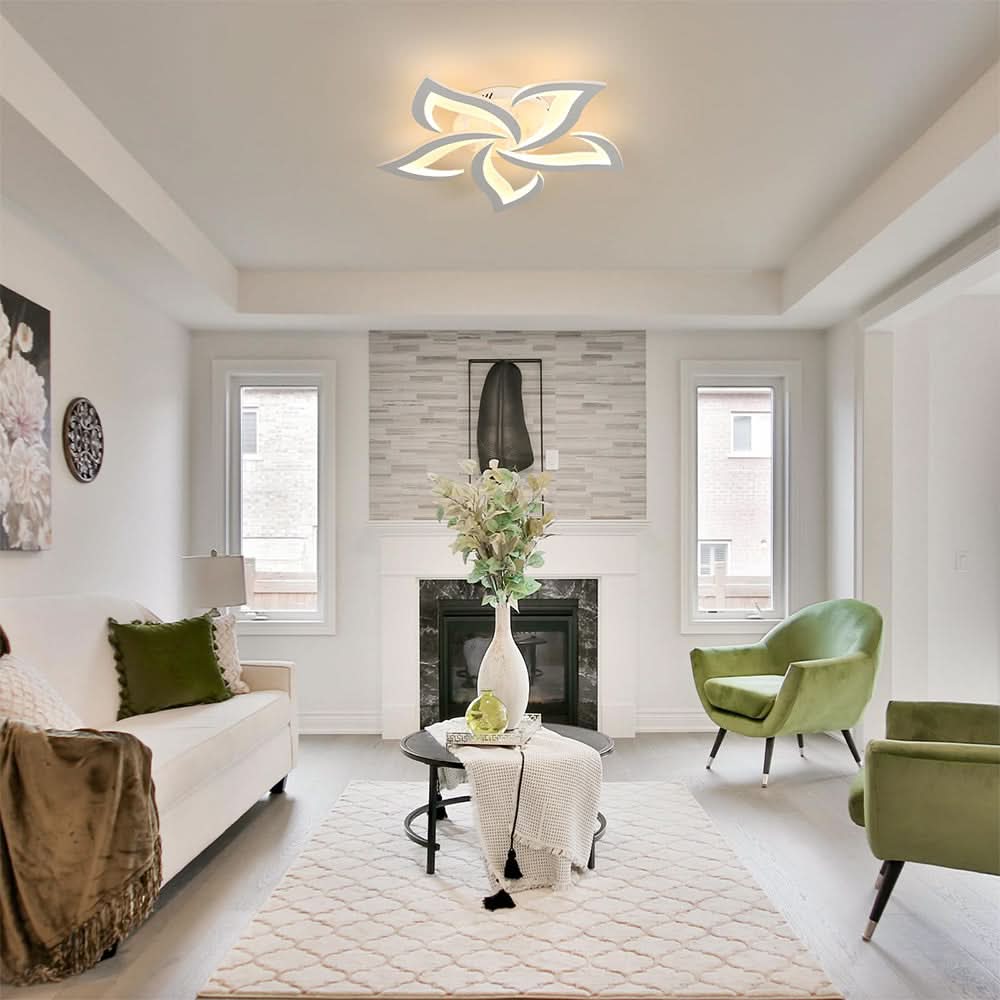Siopsrl| Modern Flower-Shaped LED Ceiling Light for Home Décor