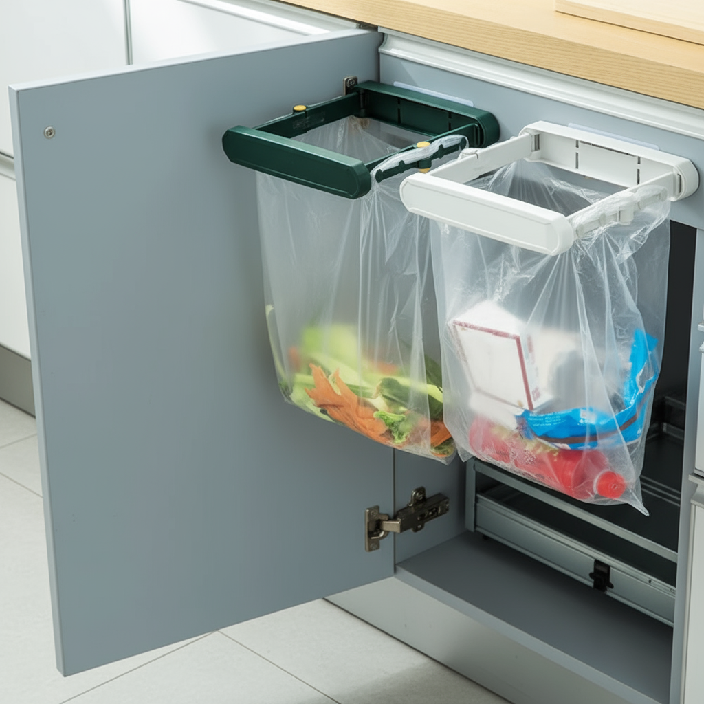 Siopsrl| Clip-On Kitchen Mini Hanging Trash Bag