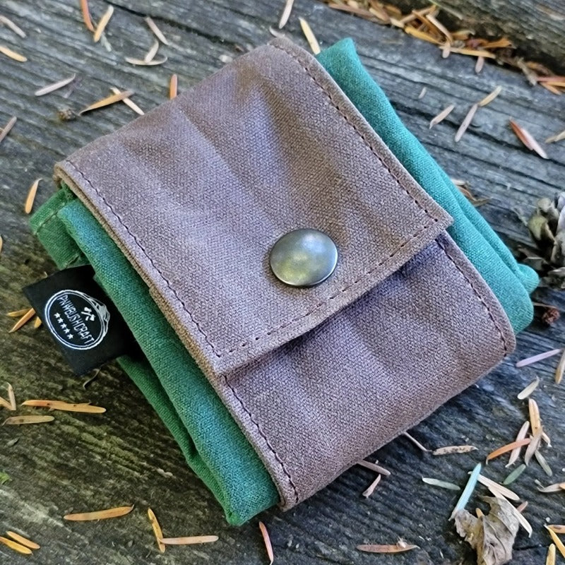 Siopsrl| Waxed Canvas Folding Foraging Bag with Durable Design