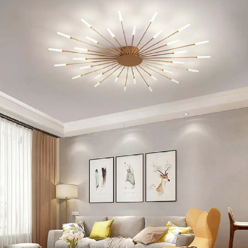 Siopsrl| Ceiling light modern metal LED chandelier