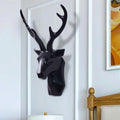 Siopsrl| 3D Geometric Deer Head Wall Decor Modern Resin