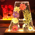 siopsrl | Dried Flower Letters Night Light