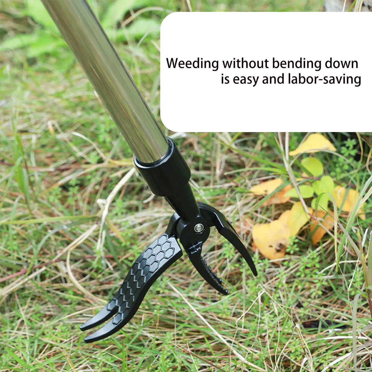Siopsrl| Weed Puller without Bending – Root Remover with Scoop Clip for the Garden