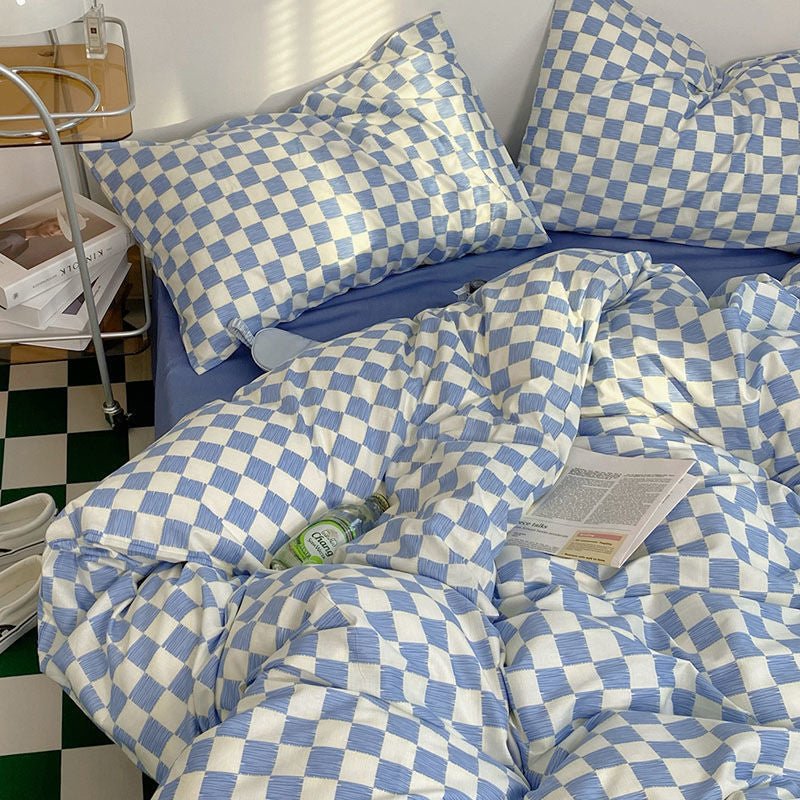 Siopsrl| Abstract Chessboard Single Bed Linen Set