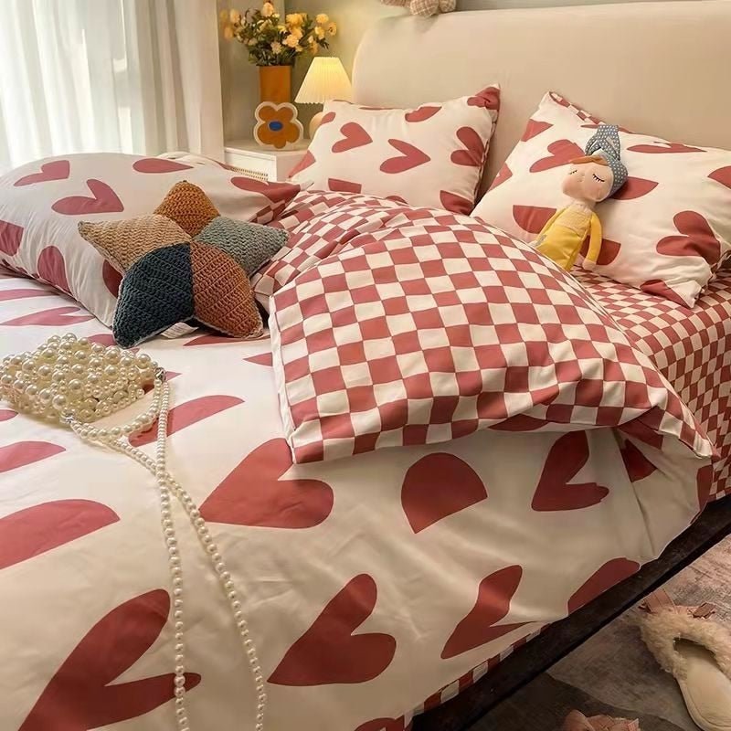 Siopsrl| Abstract Chessboard Single Bed Linen Set