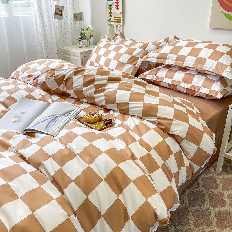 Siopsrl| Abstract Chessboard Single Bed Linen Set