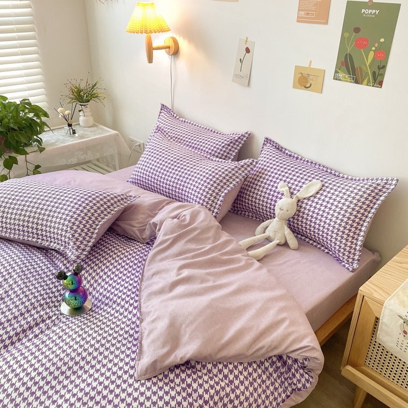 Siopsrl| Abstract Chessboard Single Bed Linen Set