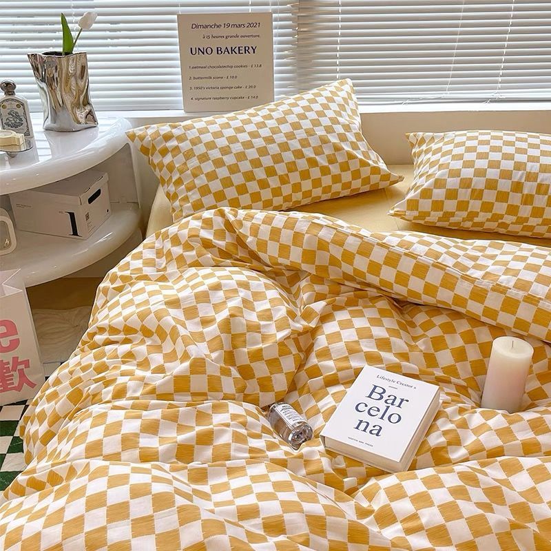 Siopsrl| Abstract Chessboard Single Bed Linen Set