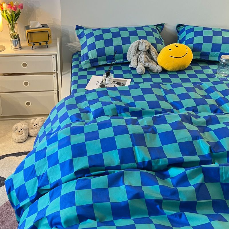 Siopsrl| Abstract Chessboard Single Bed Linen Set