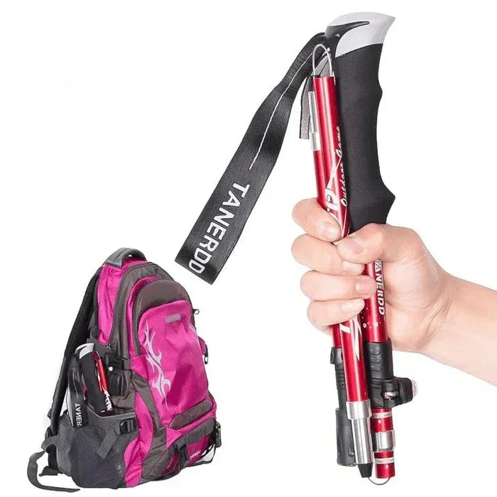 siopsrl | Adjustable Trekking Poles - Folding Telescopic Rod