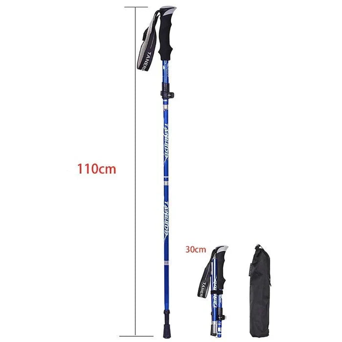 siopsrl | Adjustable Trekking Poles - Folding Telescopic Rod