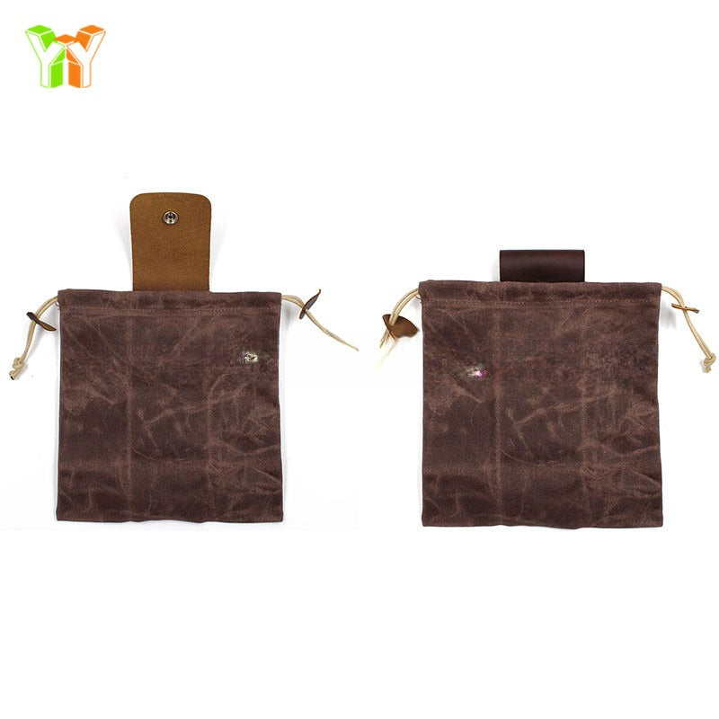 Siopsrl| Waxed Canvas Folding Foraging Bag with Durable Design