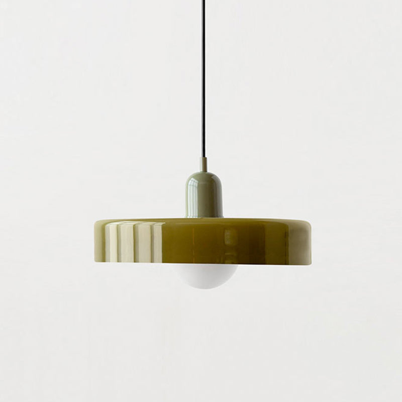Siopsrl| Coloured Glass Pendant Light – Elegant Bauhaus-Style Hanging Lamp for Living Room & Dining Area