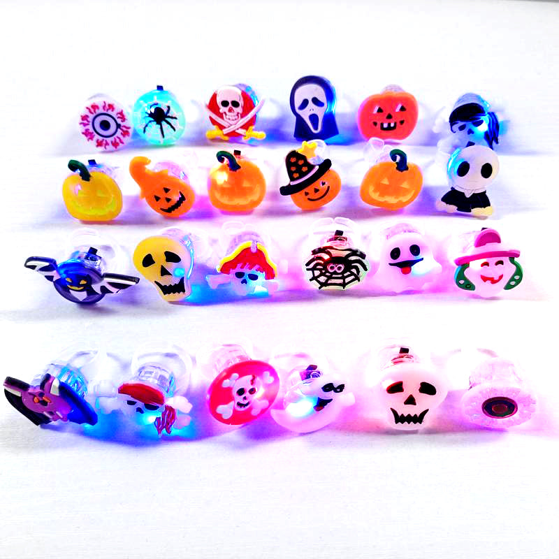 Siopsrl| Luminous Halloween Rings & Brooches