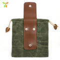 Siopsrl| Waxed Canvas Folding Foraging Bag with Durable Design