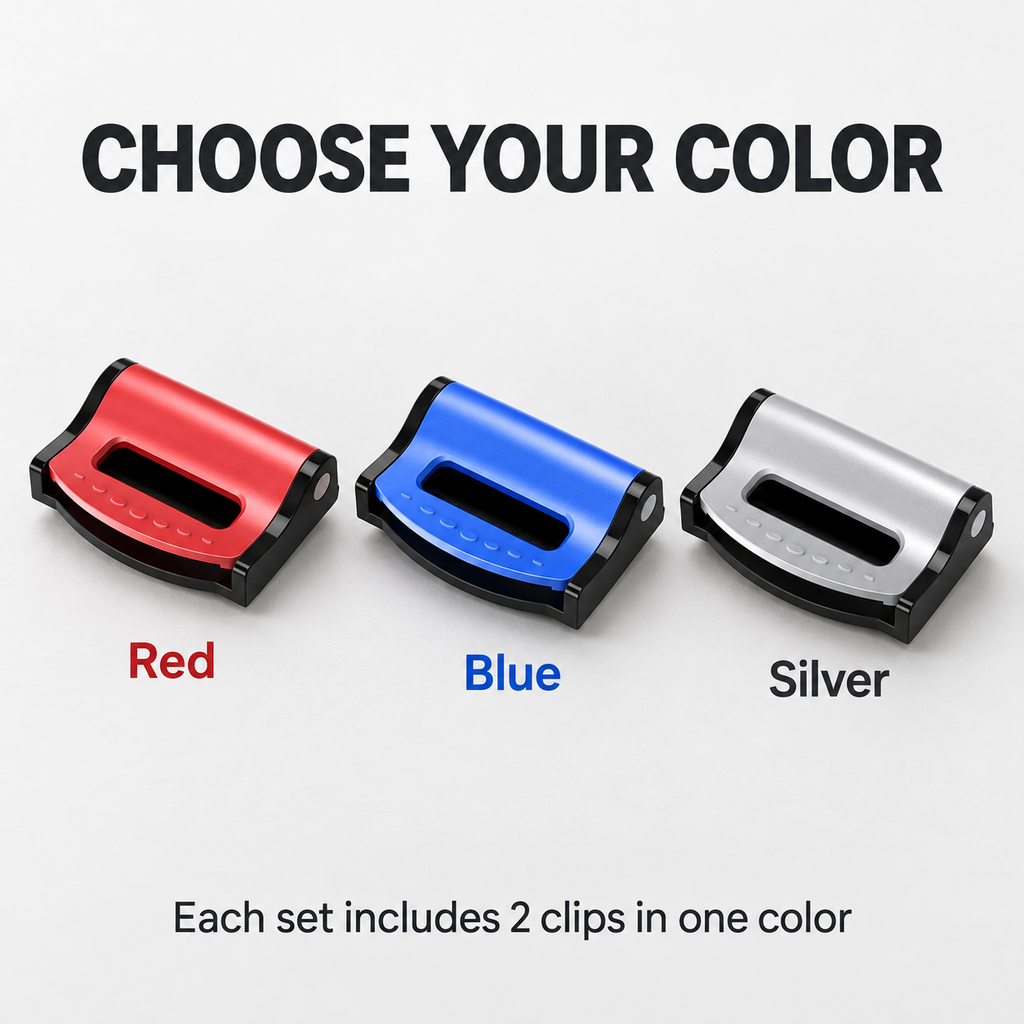 BeltEase Car Seat Belt Clips (2-Pack)