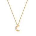 Crescent Moon Charm Necklace