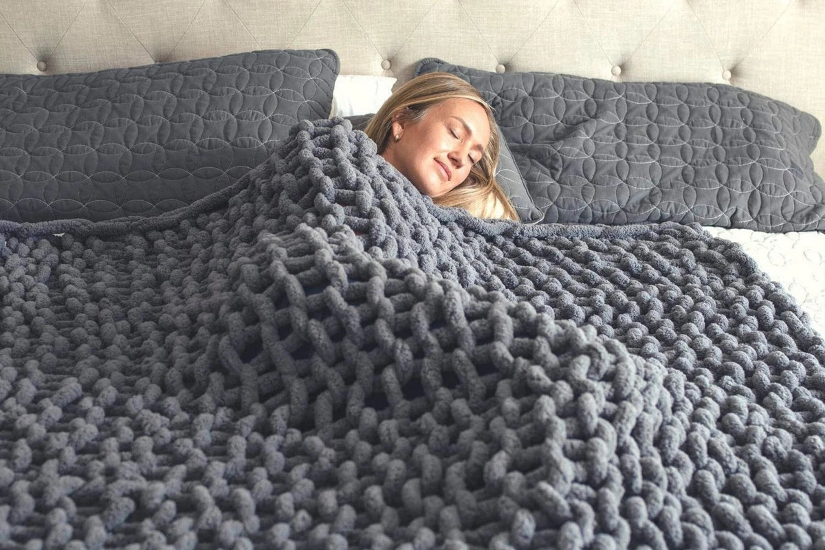 Siopsrl| Chunky Knit Blanket