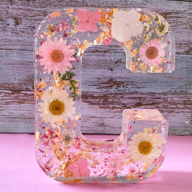 siopsrl | Dried Flower Letters Night Light