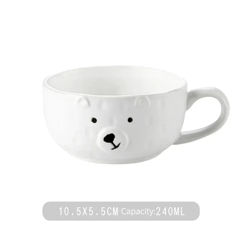 Siopsrl| Cute Polar Bear Dinnerware Set of Ceramics - PolarJoy