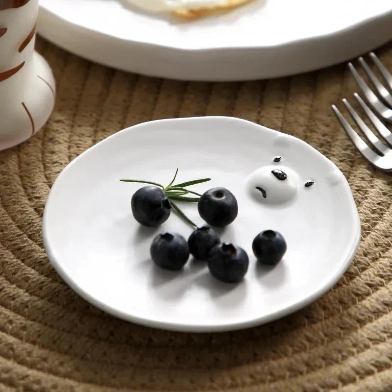 Siopsrl| Cute Polar Bear Dinnerware Set of Ceramics - PolarJoy