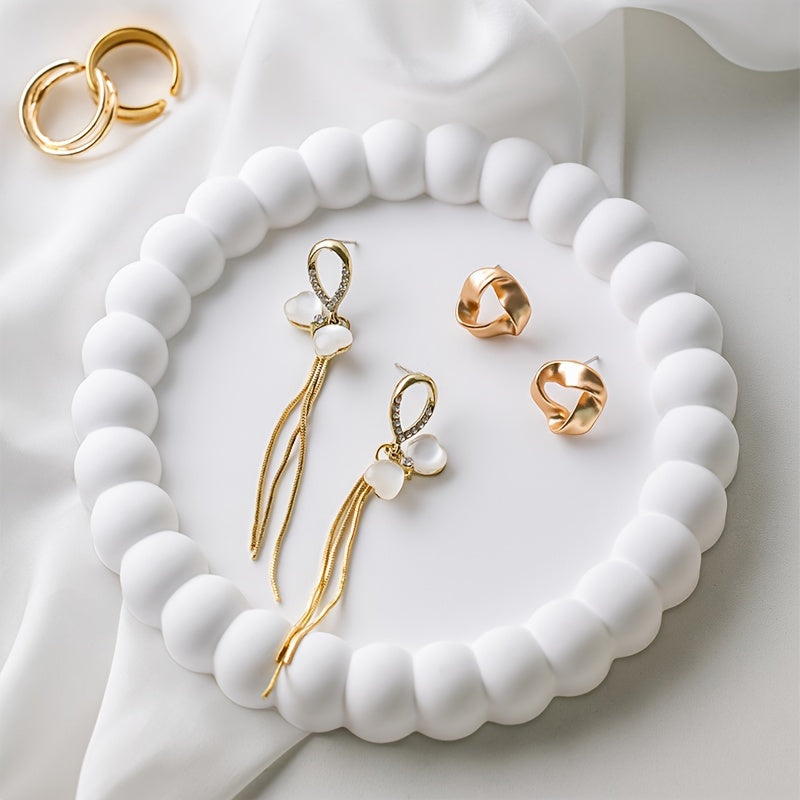 Elegant RingTray - Multifunctional Jewelry Dish for Stylish Organization Siopsrl