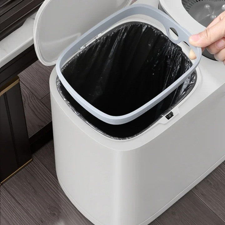 Siopsrl| Dual Compartment Dry Wet Section Efficient Modern Home Trash Can