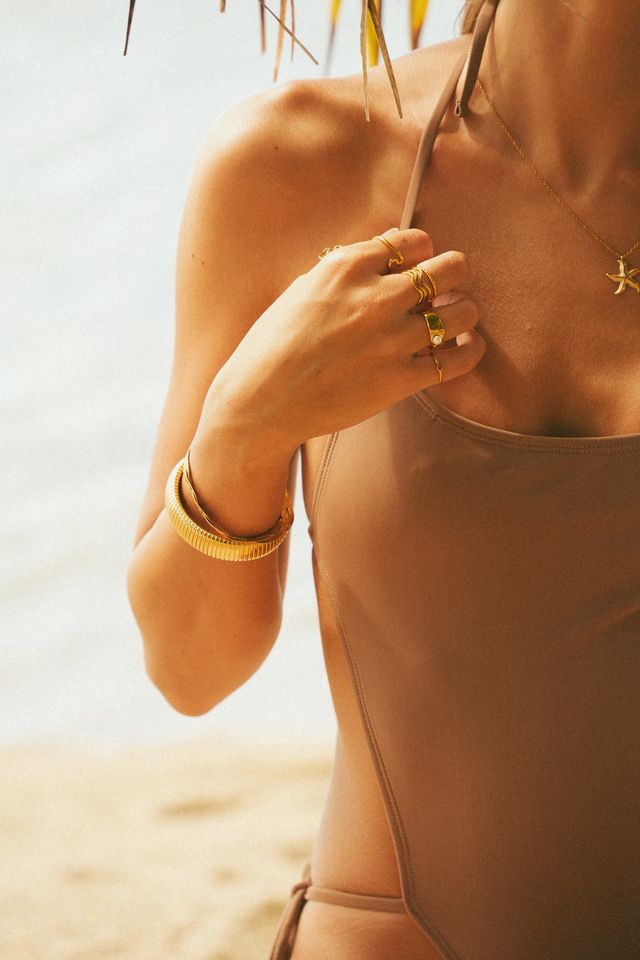 Lava de Oro Pearl Ring