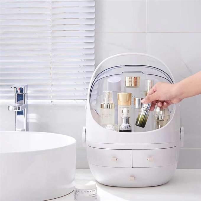 Siopsrl| Clamshell Makeup Organizer