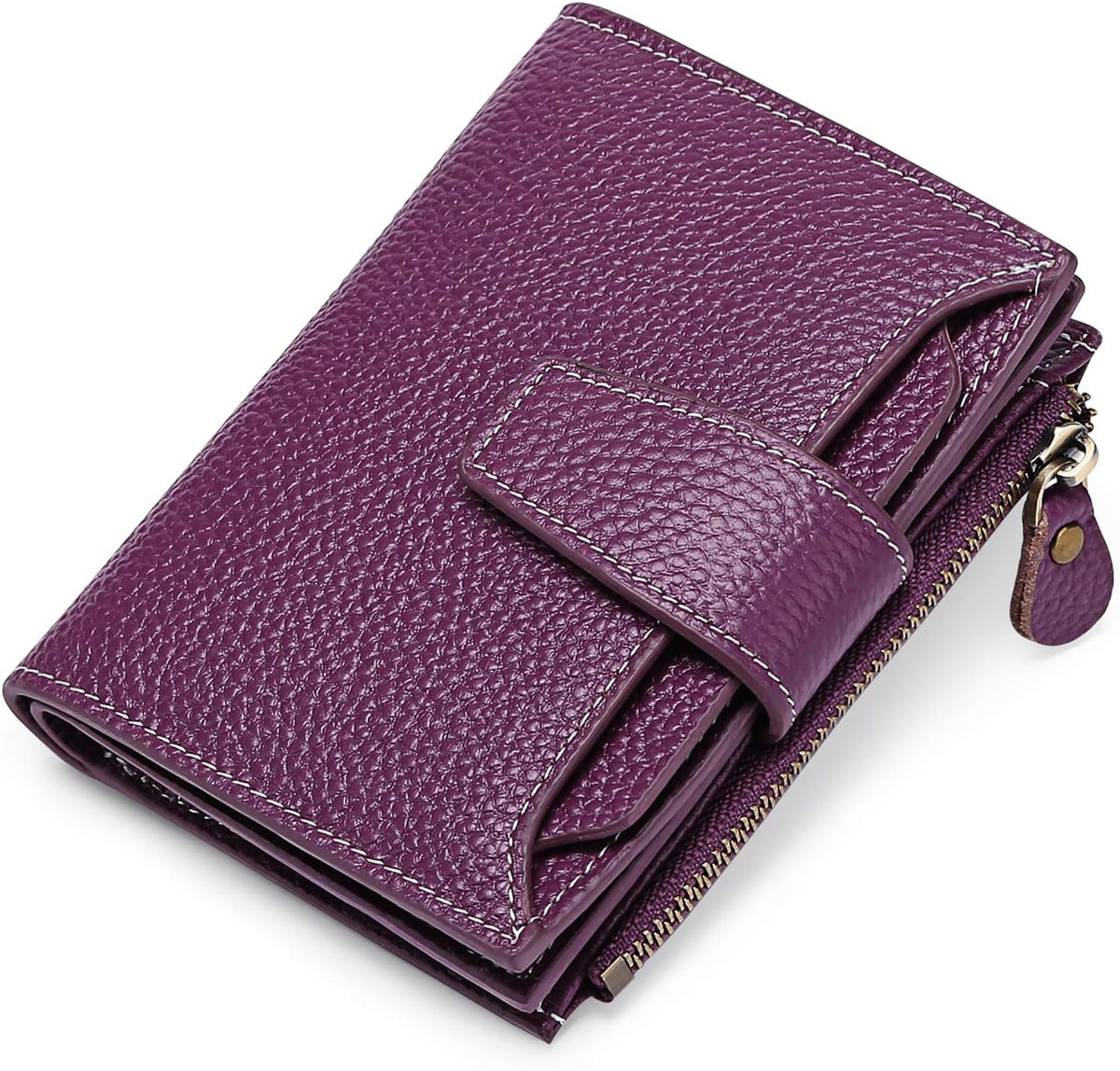 siopsrl | Compact Genuine Leather RFID Blocking Multi-Functional Wallet