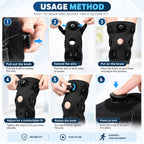 Flex Guard Hinged Adjustable Knee Support Pad