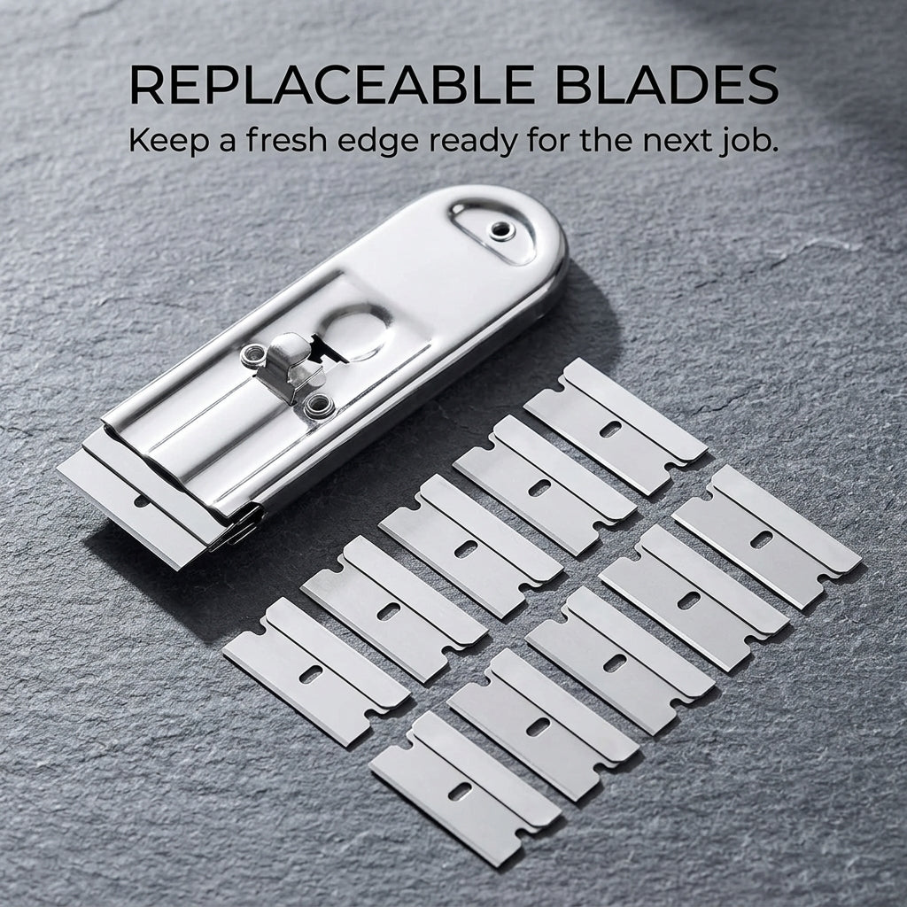 Compact Window Dirt Scraper Paint Remover