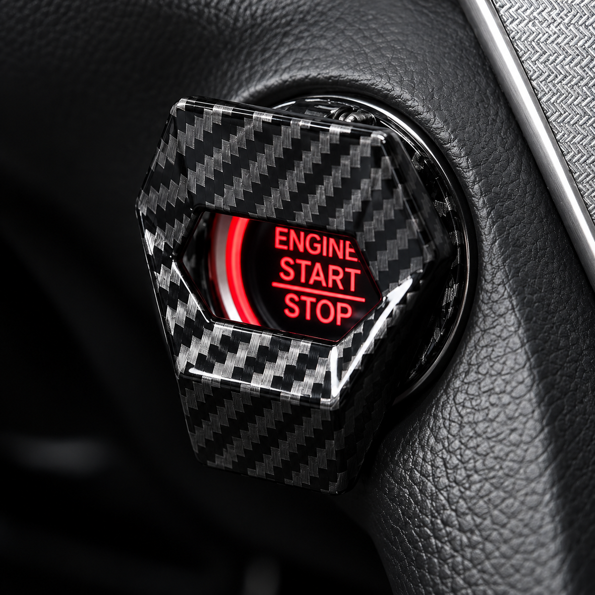 Universal Race Car Style Start Button Cover