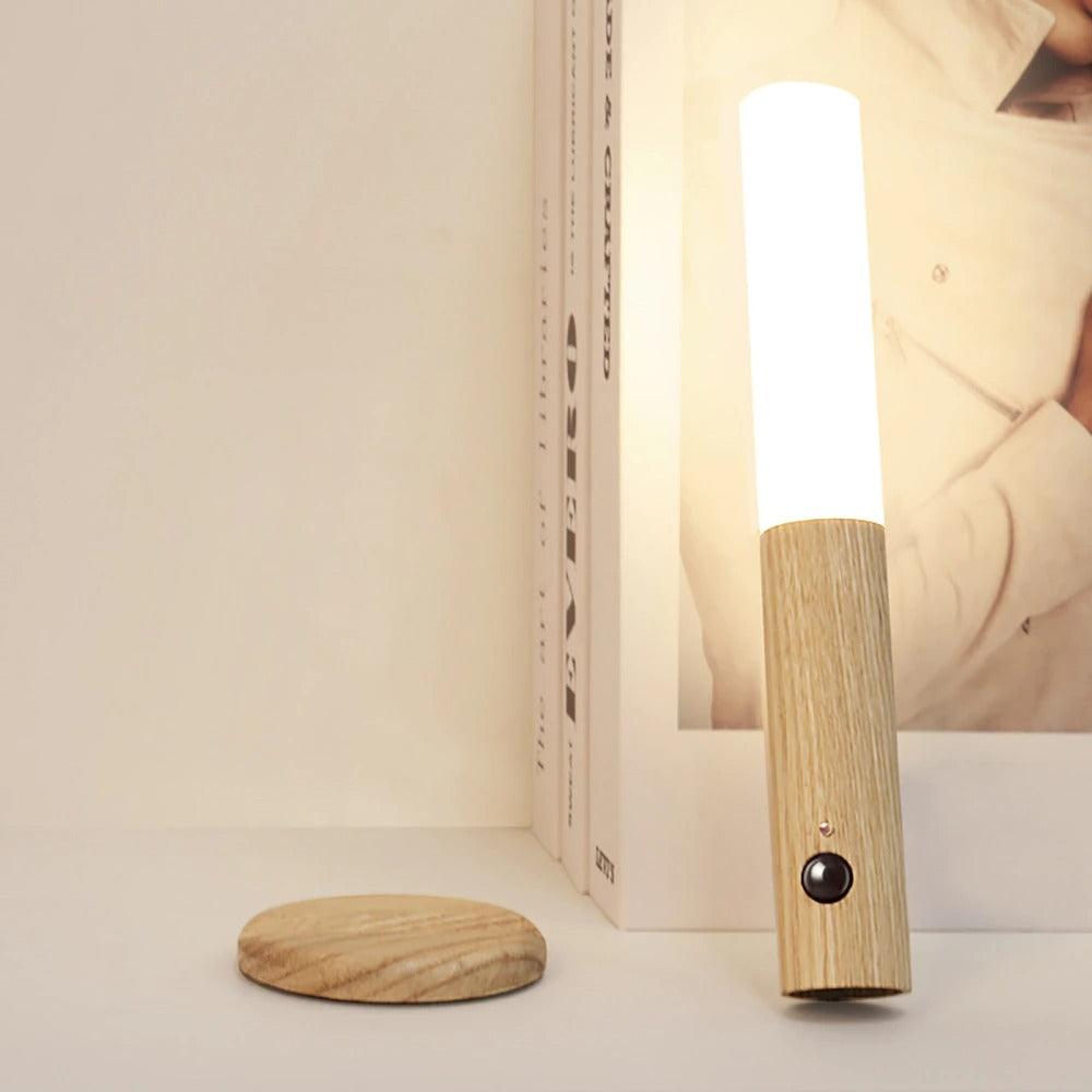 Siopsrl| Wireless Wooden Wall-Mounted Sconce
