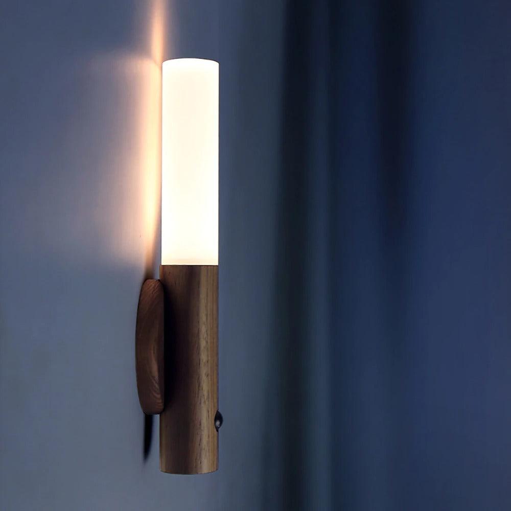 Siopsrl| Wireless Wooden Wall-Mounted Sconce