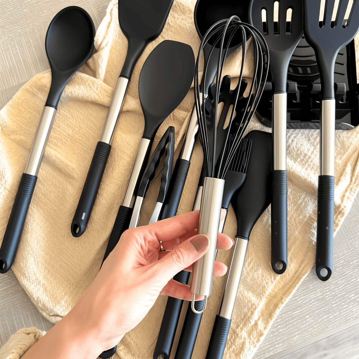 Siopsrl| MEALMAKER SET – 12-Piece Silicone Kitchen Utensil Collection for Non-Stick Cooking